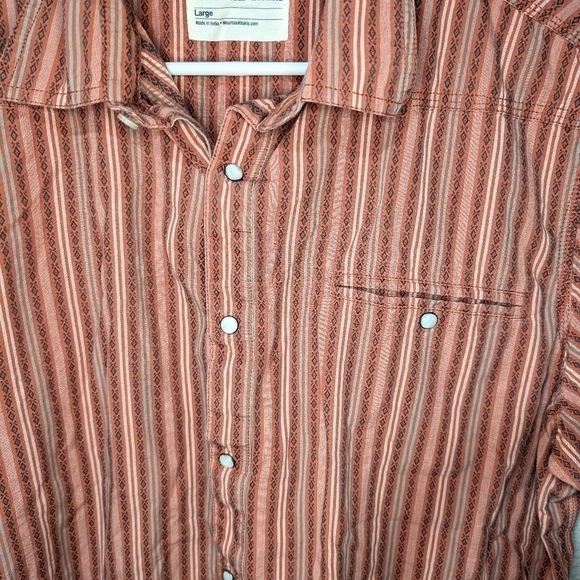 Mountain Khakis Shirt Large Short Sleeve Lightweight Breathable Button Down - Picture 2 of 5